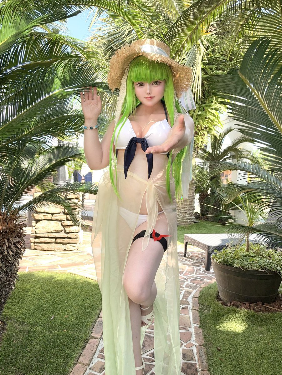 kazamariicos's tweet image. 1日1C.C.💚604日目

コスプレ
コードギアス
反逆のルルーシュ
ギアジェネ　水着

C.C. 

寒い冬に水着姿を見せてみなさんを風邪ひかせようという魂胆👙

#codegeass 
#cosplay