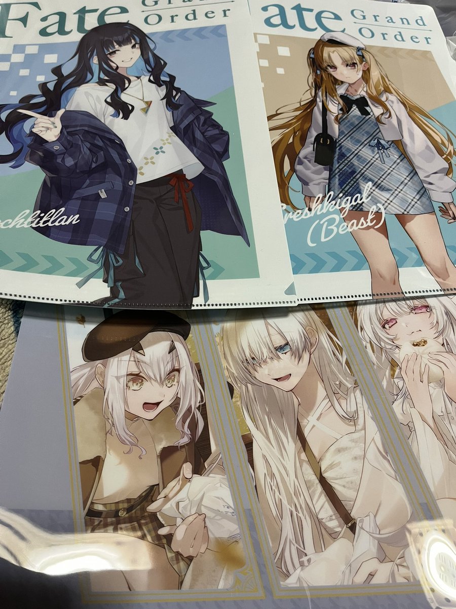 アニメ色々クリアファイル クリアファイル入手ヨシ！！╭( ・ㅂ・)و̑ ｸﾞｯ