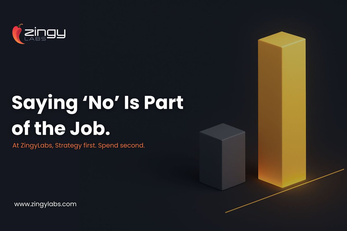 Zingylabs's tweet image. We recently parted ways with a client, and it was the right call.

They wanted to spend $20K/month on channels that didn’t reach their ICP, only because their competitor was doing it.
They also pushed for a full-scale campaign while their product was still full of bugs. Shipping…