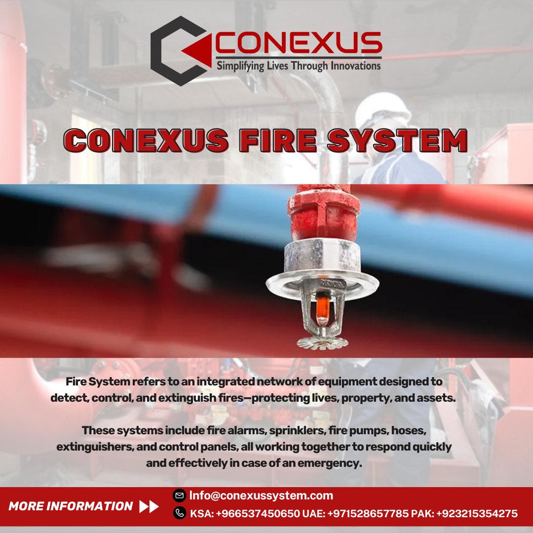 ConexusE's tweet image. #Conexus #FireFighting #GasExtinguishingSystems #SmokeSystem #FireSystem #FireProtection #FireSafety #FireAlarmsystem #FireAlarm #Securitysystem #Alarm #Protection #Fire #Fireprotection #Firefighter #Firesolution #Maintenance #Companyalarm #Alarmsproducts #Fireextiguisher