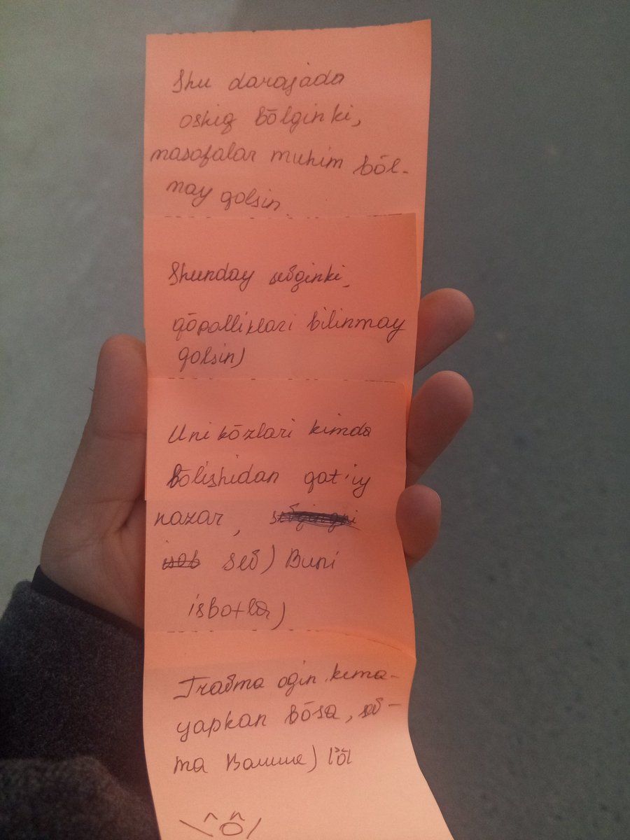 8-sinf oʻquvchilarim ijodidan)
Travma soʻzi shulargacha yetib borgan 🥲