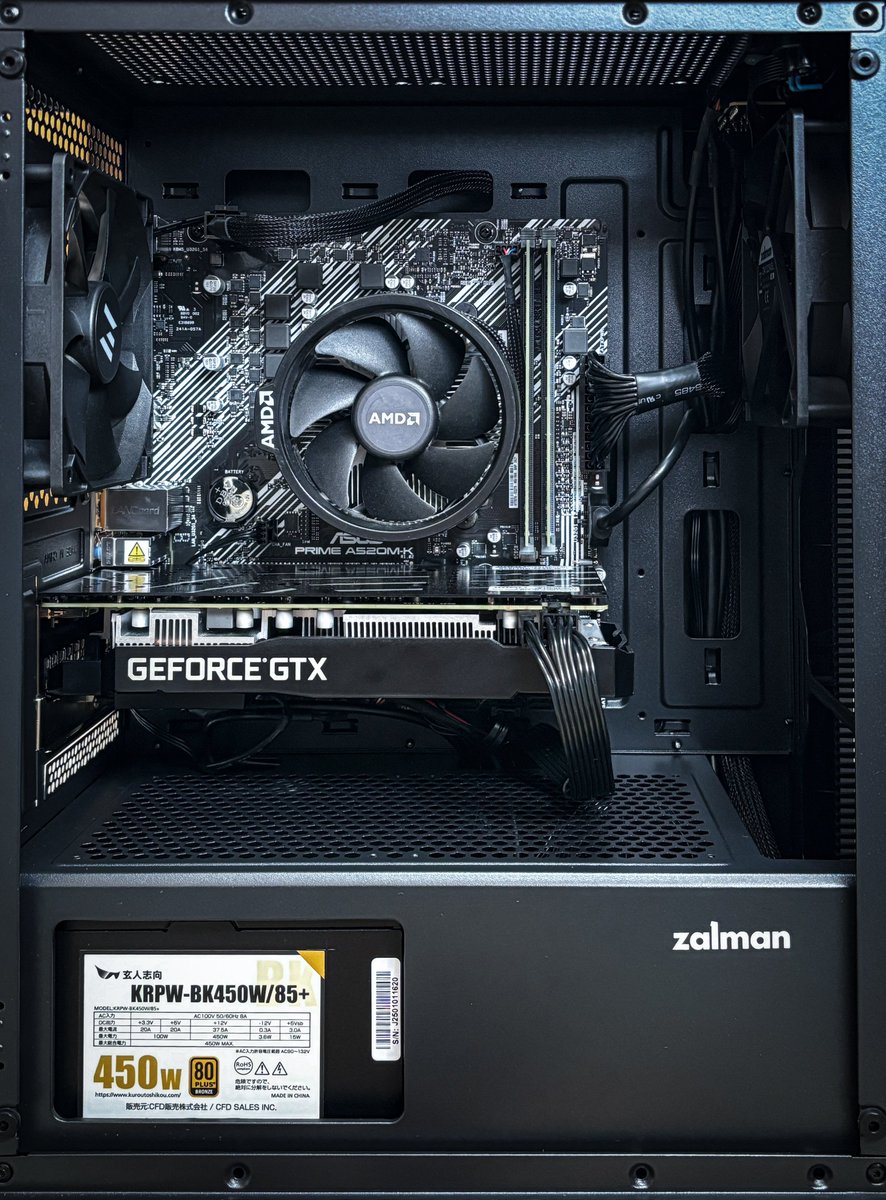 低予算で組む初自作PC、無事に動いた! 今までWoTを最低画質/20fps