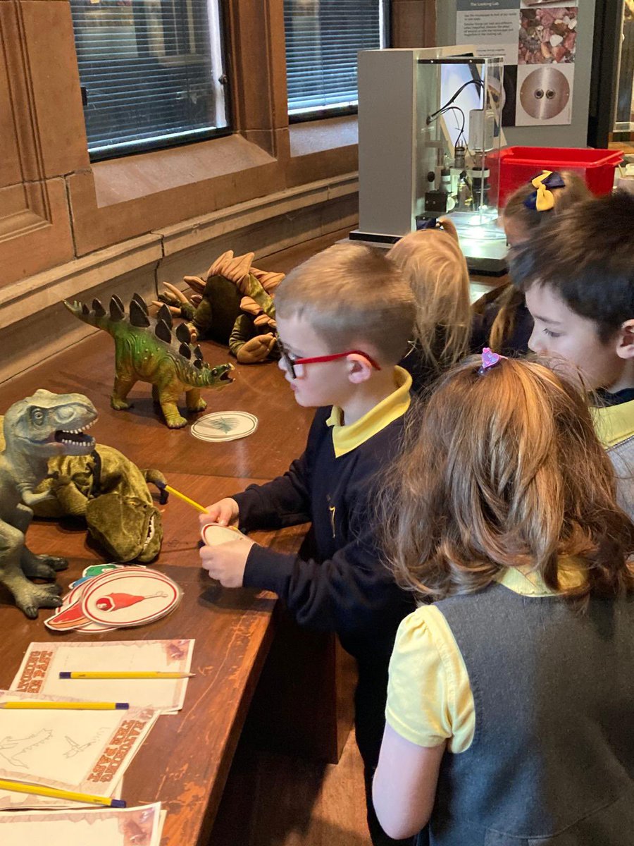 What an exciting morning P1/2 have had. We have explored dinosaur fossils and their environments. We even held a dinosaur poo!