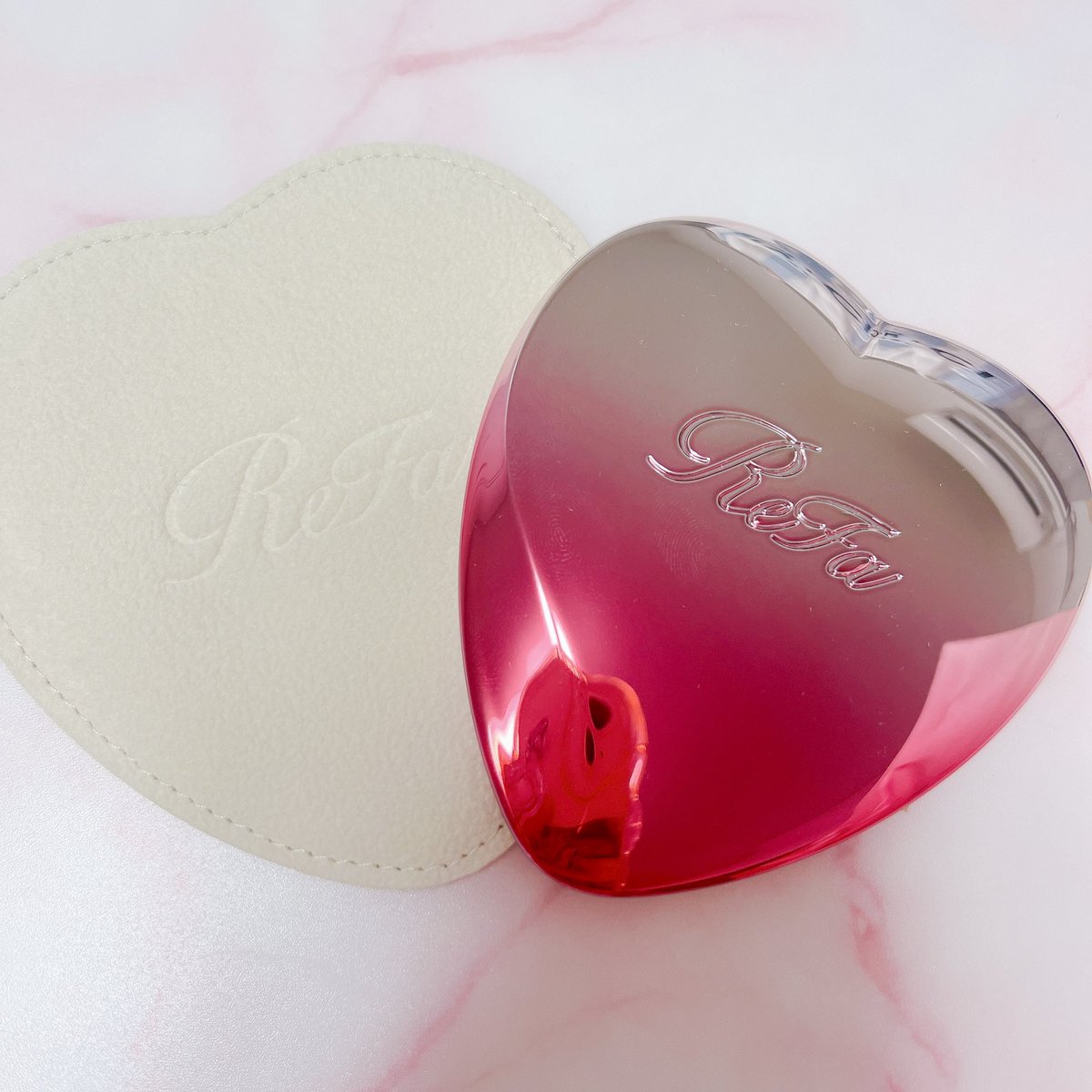 ReFa ハートミラー 銀座 旗艦店　非売品 HEART MIRROR 赤 限定 ReFa ハートミラー 銀座 旗艦店 非売品 HEART MIRROR 赤 限定 全