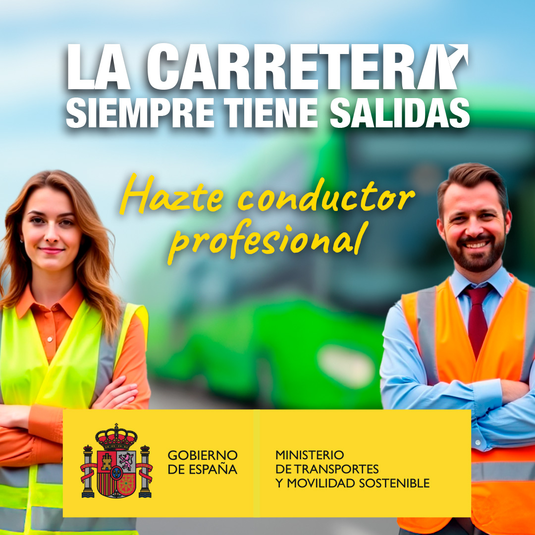 El Ministerio de Transportes ofrece ayudas de hasta 3.000 € para obtener los permisos C y D (camión y autobús). Gran salida profesional con alta inserción laboral
Requisitos: cursar 2º de Técnico en Conducción o tener CAP
Plazo: 14/11/25–13/01/26.
Info: transportes.gob.es/el-ministerio/…
