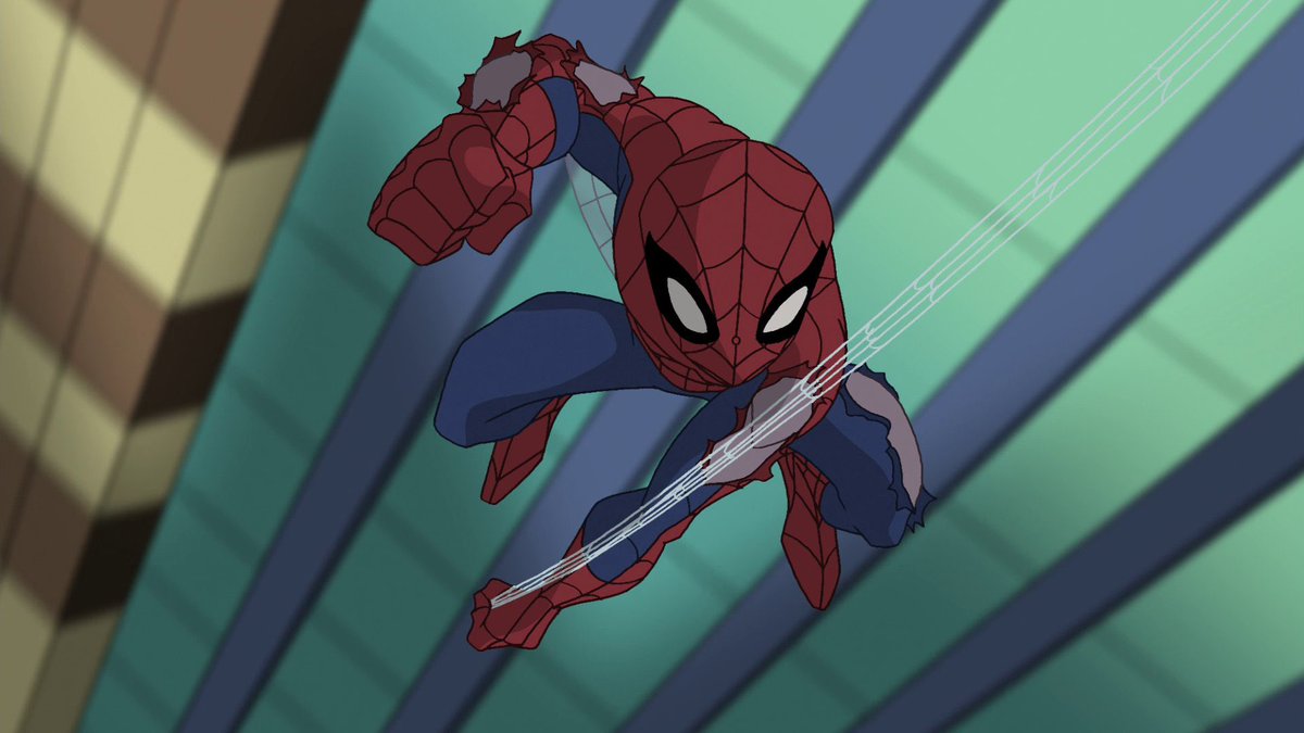 worldsfinest's tweet image. The series finale of The Spectacular Spider-Man, &quot;The Final Curtain,&quot; aired on this day (Nov. 18) in 2008. The acclaimed cartoon goes out swinging as Spider-Man and the Green Goblin battle it out in this thrilling final adventure! #SpecSpidey #TheSpectacularSpiderMan #SpiderMan