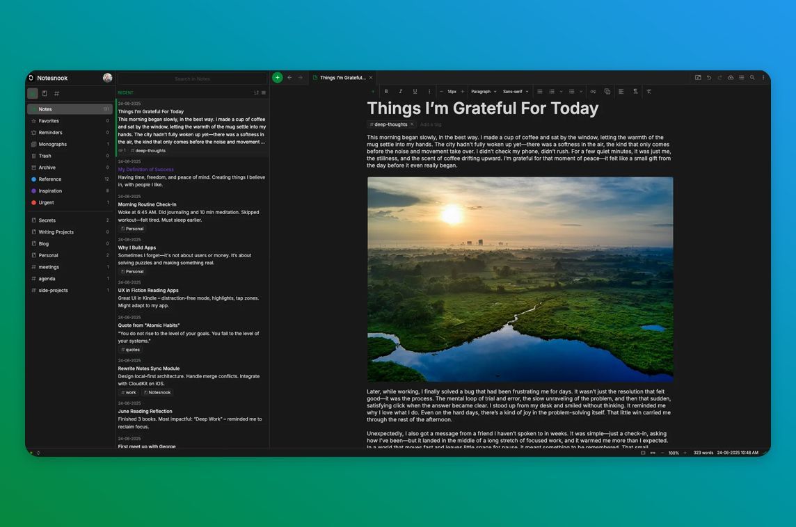 madewith_react's tweet image. 📖 @notesnook is an open-source, end-to-end encrypted note taking app built with React! - madewithreactjs.com/notesnook