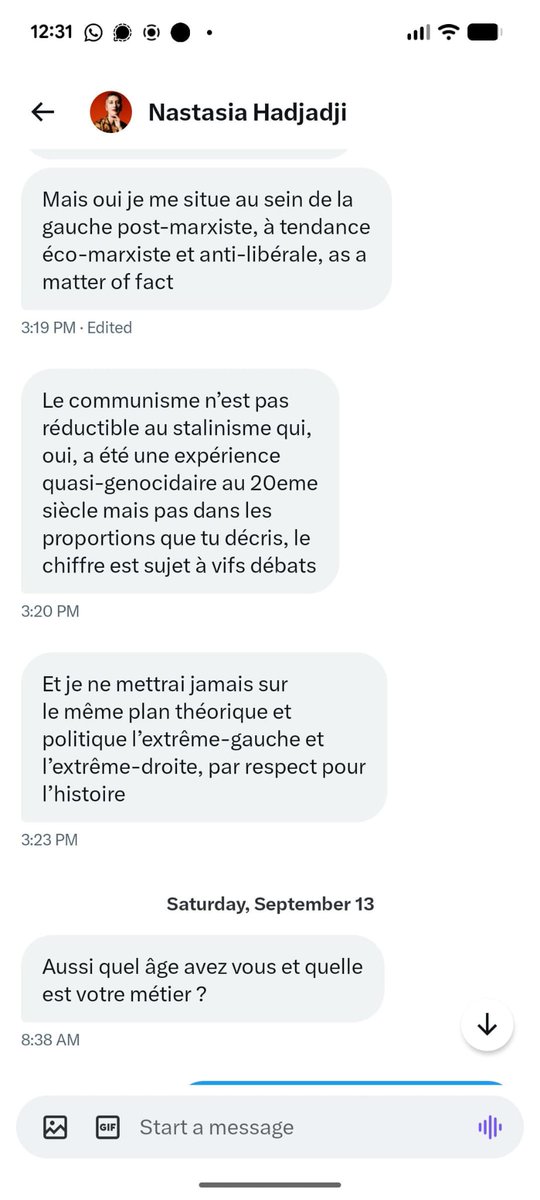 LeBunkerBtc's tweet image. Nastasia Hadjaji n’est pas insensible aux fascistes anarcho-capitalistes du Bunker.

Bref, une militante communiste qui écrit un article sur des libéraux.

Belle pub !

Lien en description 👇