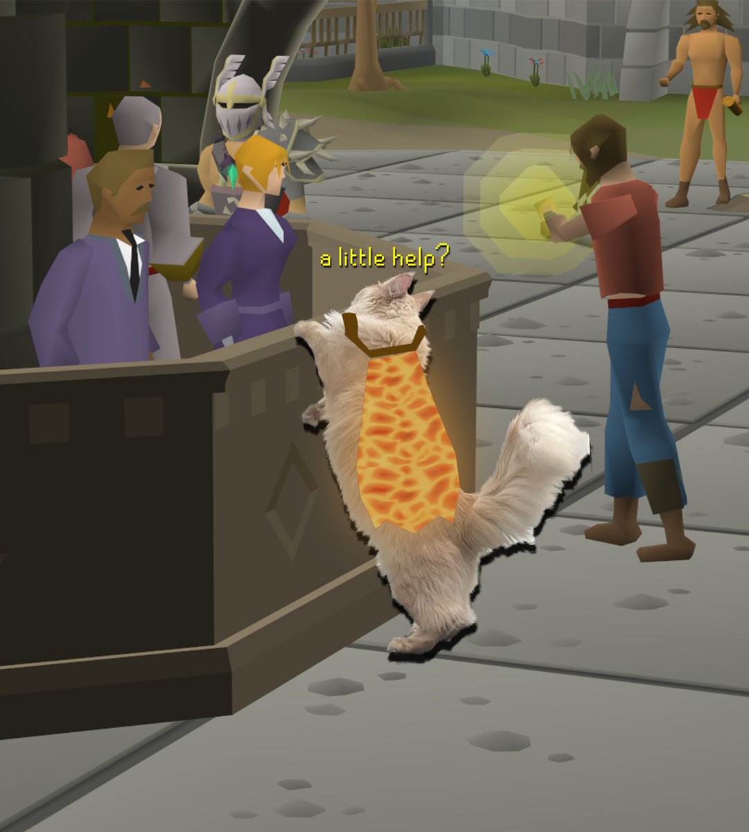 skill_specs's tweet image. Lil bro cant reach the GE 😿