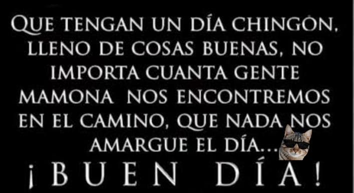 Muy buenos días raza maguacatera...que tengan un #Martes bien mamalon de a madre!!!