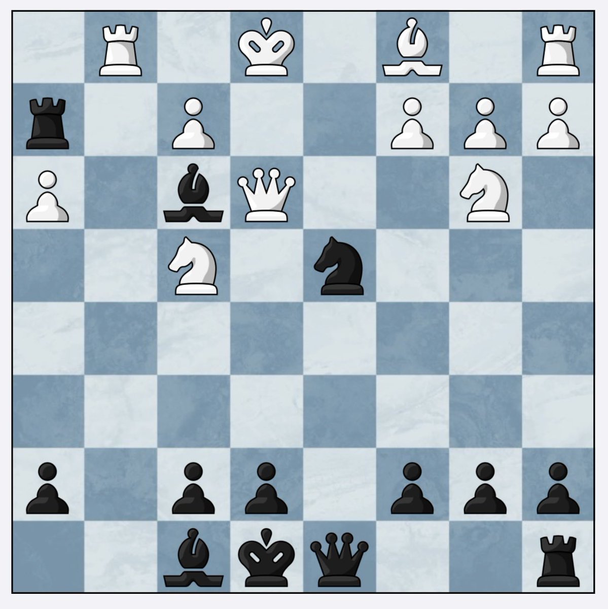 ChessAnalysis64's tweet image. What do you suggest for black 
Level: Intermediate
Hint: don’t settle for less