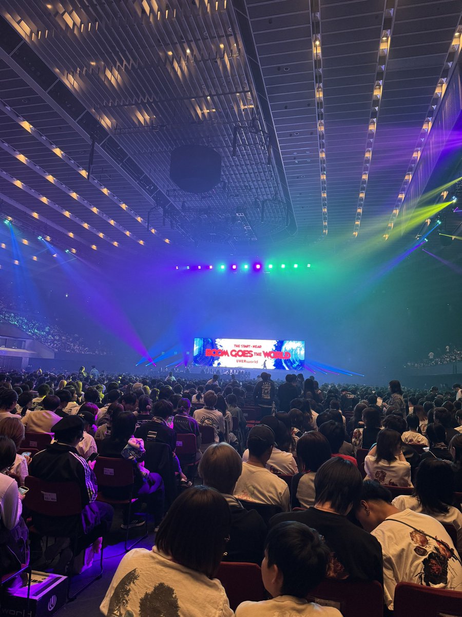 週末はUVERworldツアー行ってきた〜！
2daysとも楽しんだ！！！