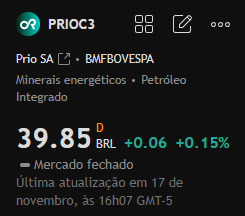 __darkluna's tweet photo. Recomendação de ações para hoje:

#PRIOC3

Após um período de queda, o preço da ação se recuperou significativamente. Durante essa recuperação, o volume de negociações aumentou consideravelmente, indicando uma forte tendência de curto prazo. https://t.co/aOcSBLN1zy