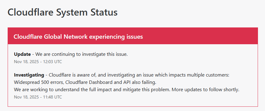 HyougaAlpha_ARP's tweet image. ทวิตเตอร์กลับมาแล้ว เพราะ Cloudflare ที่เป็น CDN เป็นแทบจะทุกอย่างของเกือบทุก ๆ เว็บไซต์ (รวมถึงเว็บของ ARP ด้วย) พัง 😂เดี๋ยวเร็ว ๆ นี้น่าจะมีผลการสืบสวนออกมา รออัปเดท