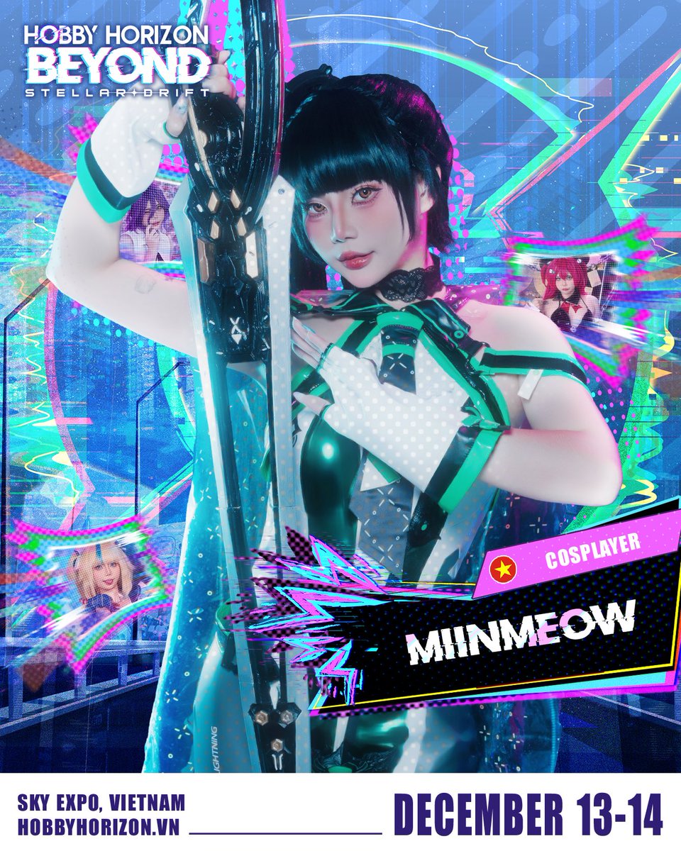 『 𝐇𝐇𝟐𝟓: 𝑴𝑰𝑰𝑵𝑴𝑬𝑶𝑾 - 𝑪𝑶𝑺𝑷𝑳𝑨𝒀𝑬𝑹 』🪐

She’s absolutely stunning… and looking a bit familiar, isn’t she?
No wonder - it’s the one and only <a href="/Miinmeow96/">Miinmeow /•᷅•᷄\Ⳋ</a>! 😳

#HHB25 #HobbyHorizon #HobbyHorizonBeyond #StellarDrift #Miinmeow