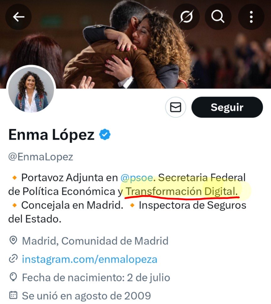 Secretaria de Transformación Digital del PSOE no sabe usar ChatGPT.

Parásita