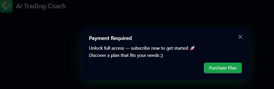 AITradingCoach's tweet photo. For those of you signing up for the FREE ACCESS TRIAL to our AI Trading Coach

When/If this screen comes up below, simply click on as it will give you the option to select a free trial without the need for a credit card

Immediate  FREE ACCESS by visiting https://t.co/Cu2faUVWd5 https://t.co/SqOAM4dQuL