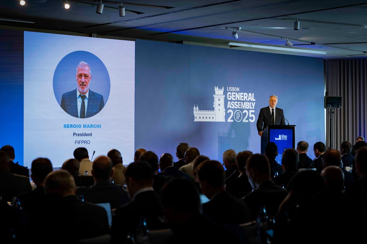 The 2025 FIFPRO General Assembly is officially under way in Lisbon 🇵🇹

Over the next three days, FIFPRO and its member unions will:

▪️ Align on global strategy
▪️ Welcome new members
▪️ Celebrate 60 years of FIFPRO

#FIFPROGA25 | @SJPF_Pt