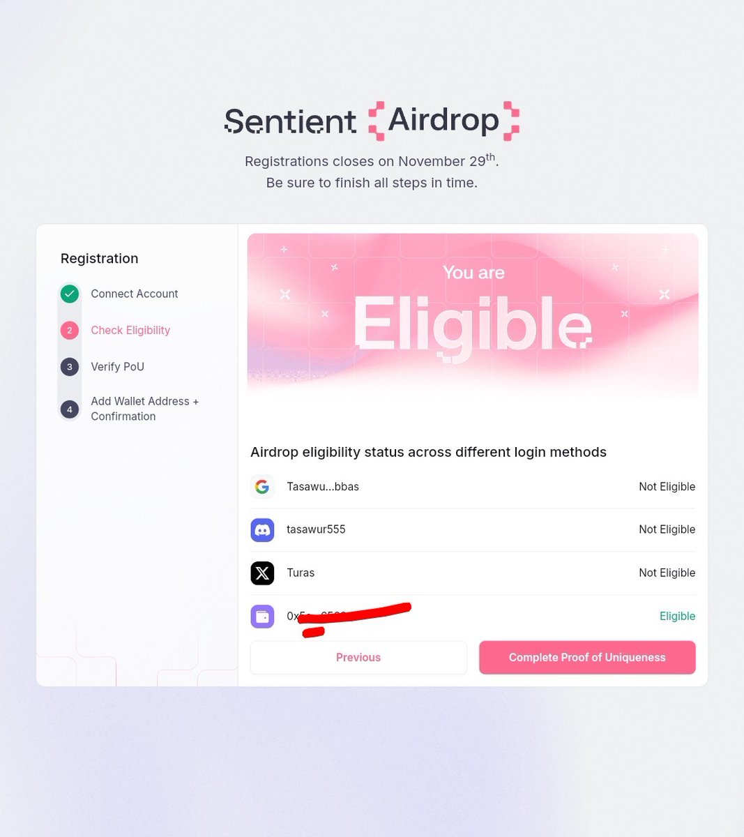 Turasweb3's tweet image. Just checked 
Eligible for Sentient airdrop for using GRID 🪅🥳
Let see what will it brings 
Lambo or chiller 
@SentientAGI