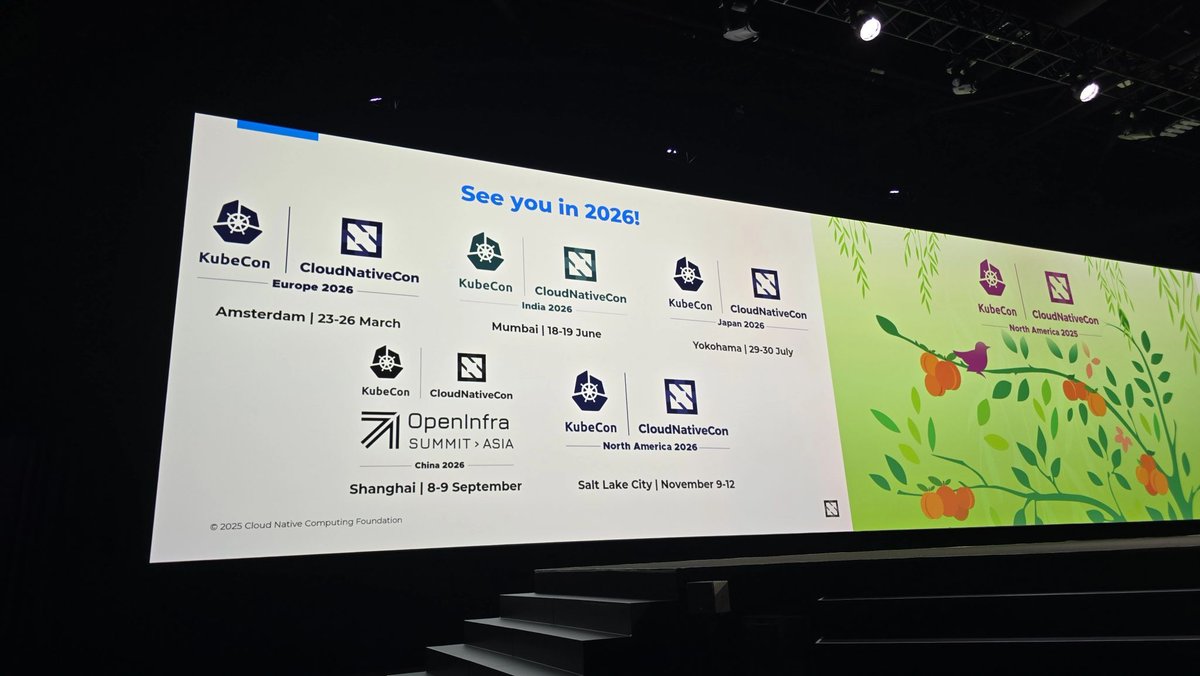 infracloudio's tweet image. What an amazing week at #KubeCon NA! 🙌

@TheTechMaharaj delivered a fantastic talk and joined the expert panel discussion on #PlatformEngineering.

Got several snaps from the stage 📷
