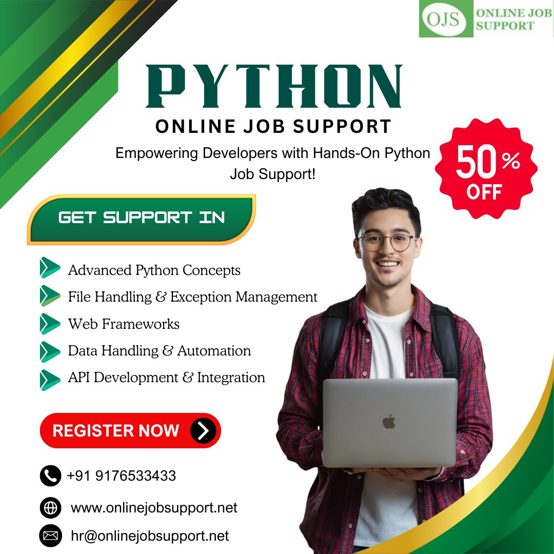 nabee_kook's tweet image. Struggling with Python tasks? Get expert Python Online Job Support at IntelliMindz! Tackle real-time coding, automation &amp;amp; data challenges with ease.
#PythonJobSupport #OnlineJobSupport #PythonProgramming #DeveloperSupport #CodingHelp #Automation #SoftwareDevelopment #DataScience