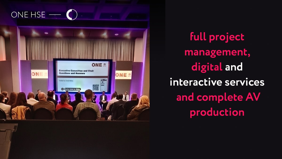 onetwo_agency's tweet image. Connecting HSE’s people, purpose &amp;amp; priorities

From concept to completion, we handled full #ProjectManagement, #AV and #production with every #event shaped around HSE’s mission.

Read more 👉 onetwo.agency/projects/one-h…

#ExperienceIsEverything