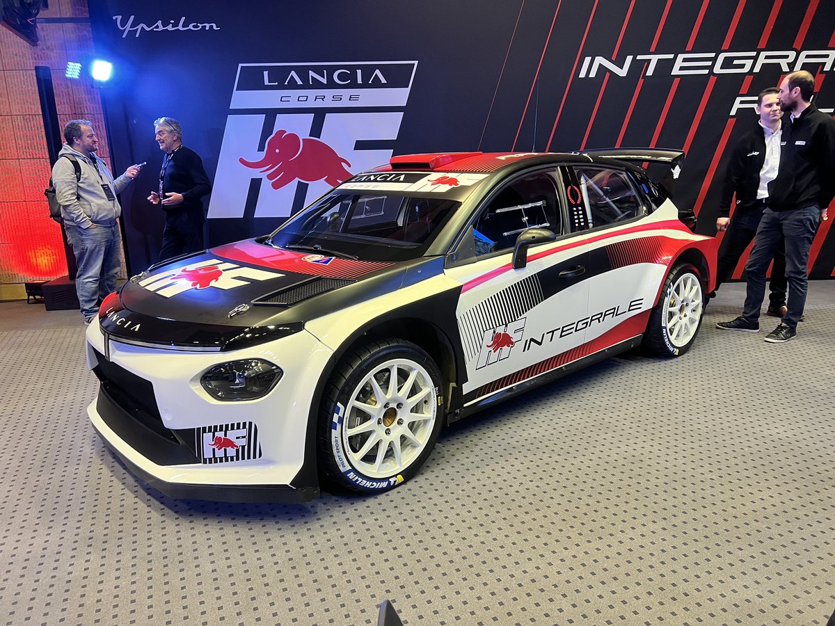 rallyplus's tweet image. 【けいこのホゲホゲWRC@ランチア発表会日記】 

これが今日発表されたランチア・イプシロン・ラリー2 HFインテグラーレ！

#WRCjp #WRC  #hogeWRC #Lancia