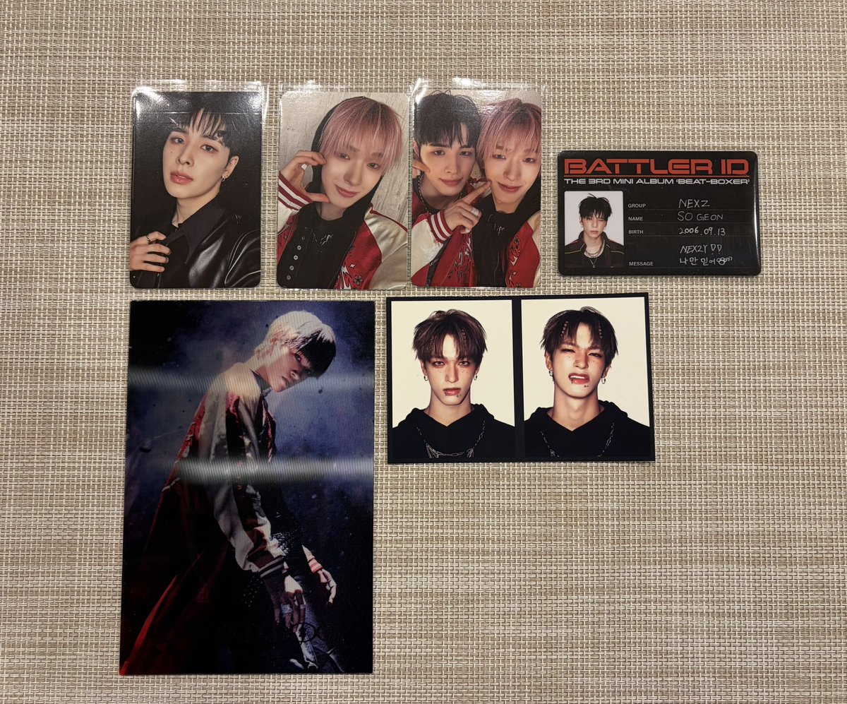 NEXZ BEATBOXER makestar ユウ セイタ ユニット トレカ