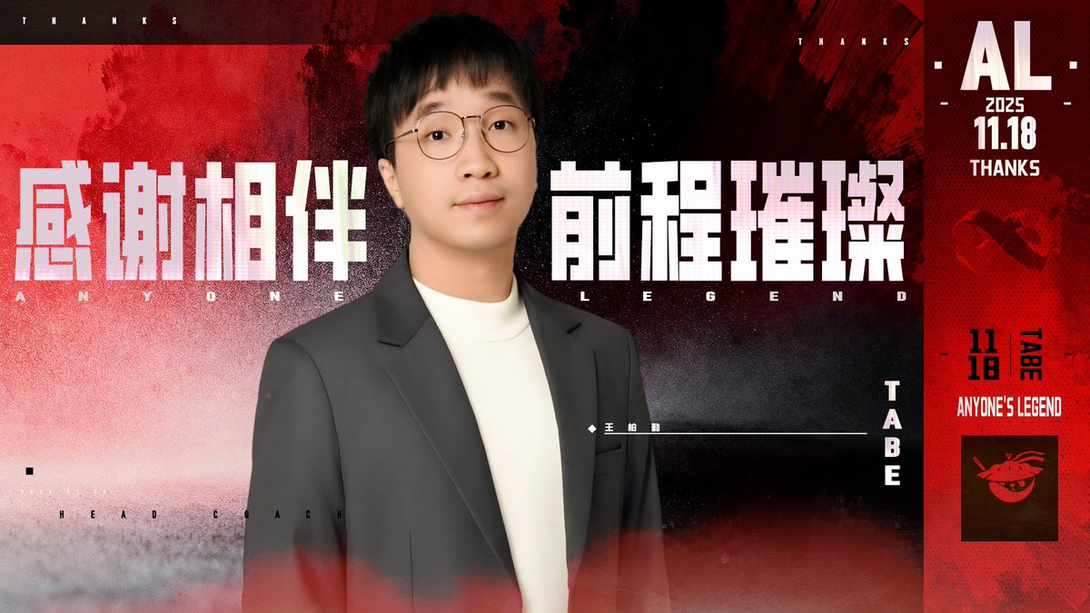 AnyonesLegend's tweet image. Thank you,Tabe.

Wish Coach Tabe prosperous and fulfilling journey in his future coaching career.

#ALWIN #LPL