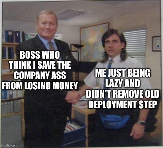 helloimkongv's tweet image. here a story how i save my company from cloudflare downtime:

being lazy and swap our dns to old deployment to cloudfront