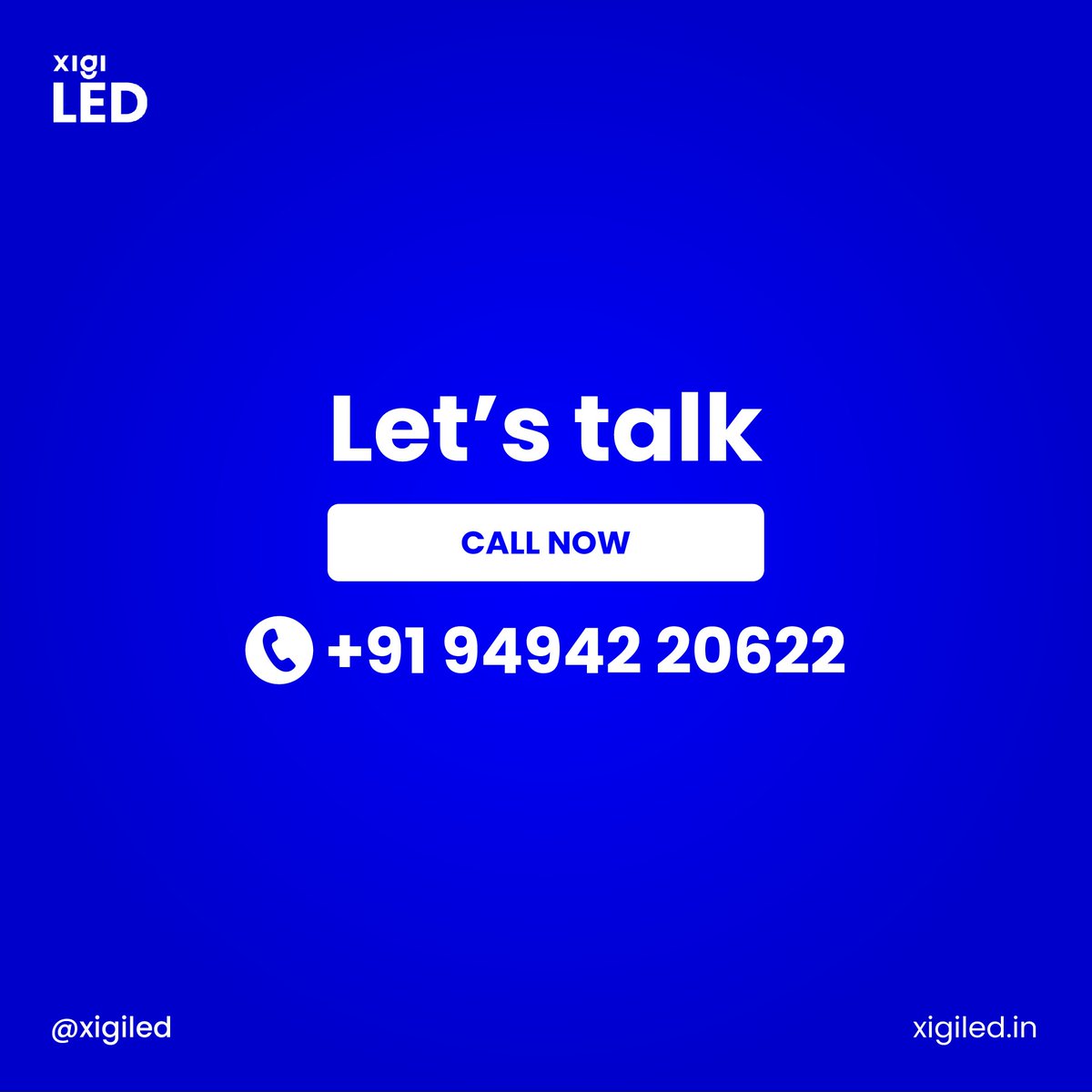 XigiLed's tweet image. Talk to our team
📞 +91 73910 65405
🌐 xigiled.in
📧 led@xigi.in

#XigiLED #SmartDisplay #LEDSolutions