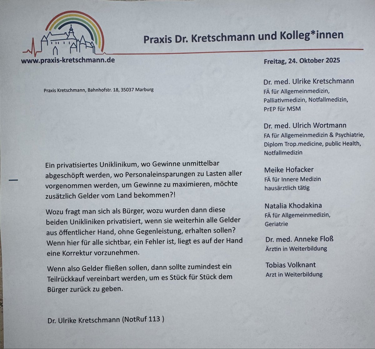 Dr. Ulrike Kretschmann tweet media