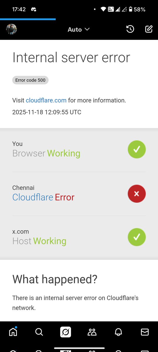 ravi_kovind's tweet image. When half the internet decides to take a coffee break: x &amp;amp; ChatGPT frozen, Spotify silent, Zoom meetings vanished—thanks, Cloudflare outage! 😩 Who&apos;s refreshing like mad? Time for real life? Nah. #CloudflareDown #InternetOutage #TechFail #CloudflareOutage