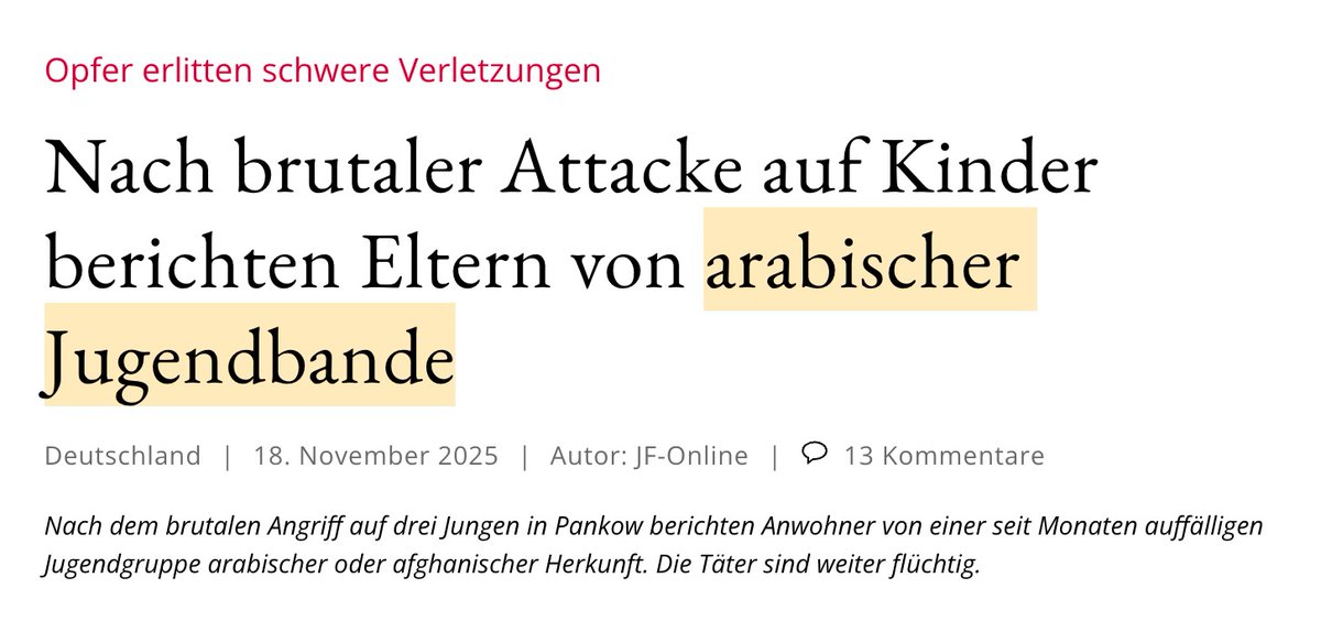 "Gegen 20 Uhr sind ein Elfjähriger und zwei 13jährige Jungen auf dem Spielplatz im Paule-Park gewesen, als fünf Jugendliche unvermittelt auf sie eingeschlagen haben sollen."

Nur noch gestört alles.