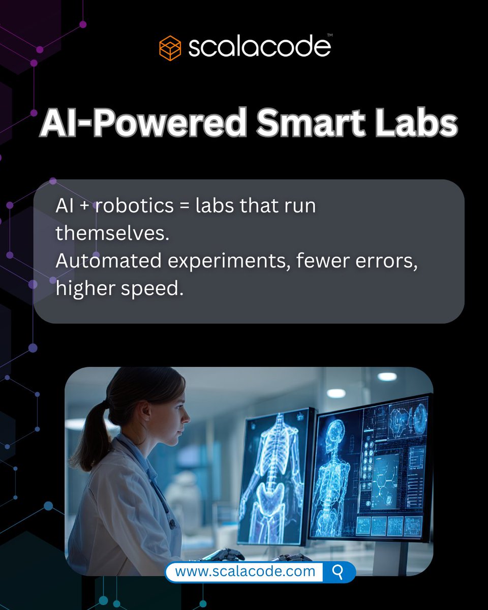 scala_code's tweet image. GenAI is transforming pharma — from faster drug discovery to smarter clinical trials.

The future of medicine starts now.

Read more ⬇️
scalacode.com/blog/ai-in-pha…

#PharmaTech #AI #DigitalHealth #ScalaCode #HealthTech