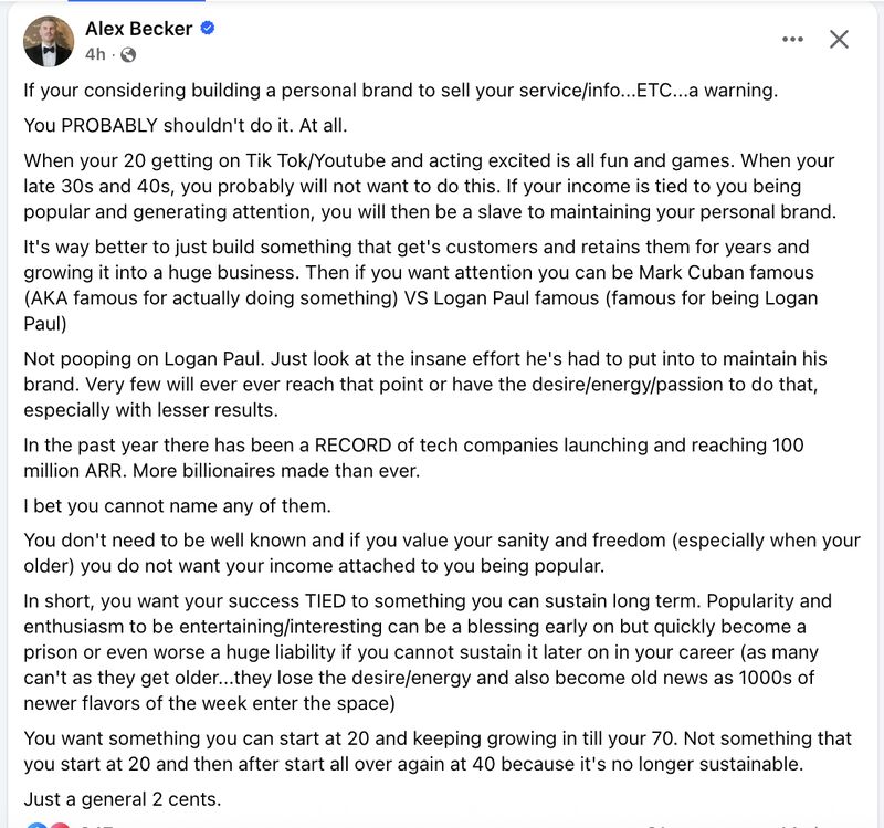 thesamparr's tweet image. I 100% agree with this take.