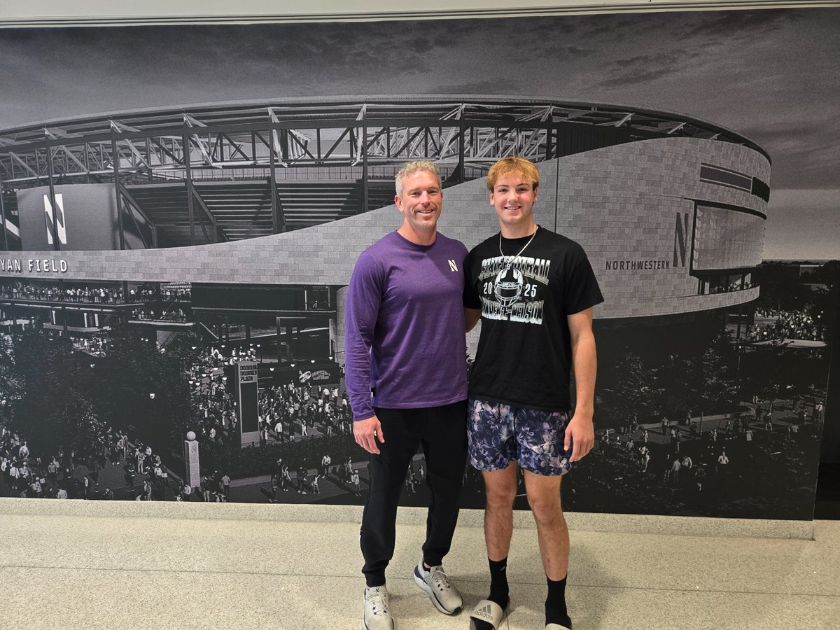 FreyWyatt53088's tweet image. From the first day ever stepping on campus I knew this was home.  Excited to announce I am officially a Northwestern Wildcat!!  First and formost, I am greatfull for this blessing from the Lord Jesus! To my parents for all encouragement and support they gave me. Coach…