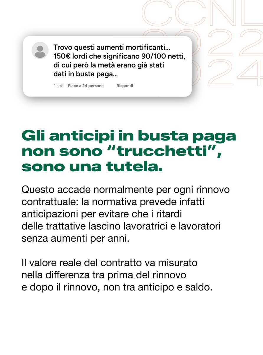cislscuola's tweet image. Sul rinnovo del #CCNL abbiamo ricevuto diverse domande, critiche e osservazioni.
Abbiamo raccolto le più frequenti e risposto in modo semplice e trasparente, per chiarire dubbi e fare ordine tra informazioni spesso complesse.
Per ulteriori approfondimenti, consulta la sezione