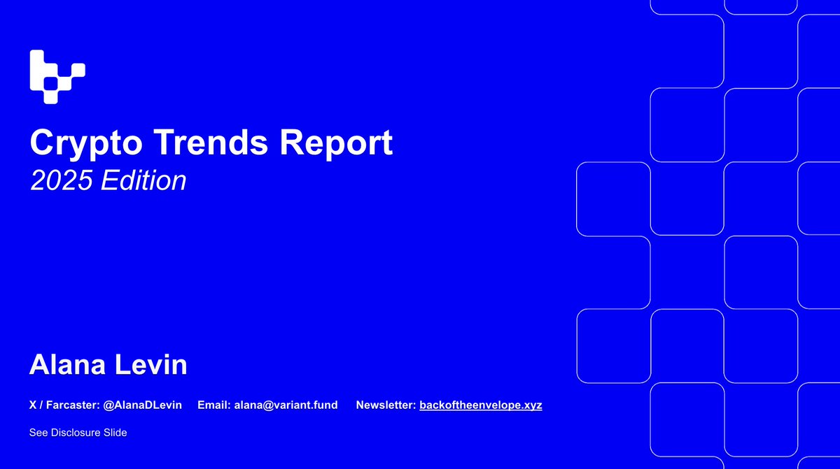 Cover of Crypto Trends Report 2025 Edition by Alana Levin