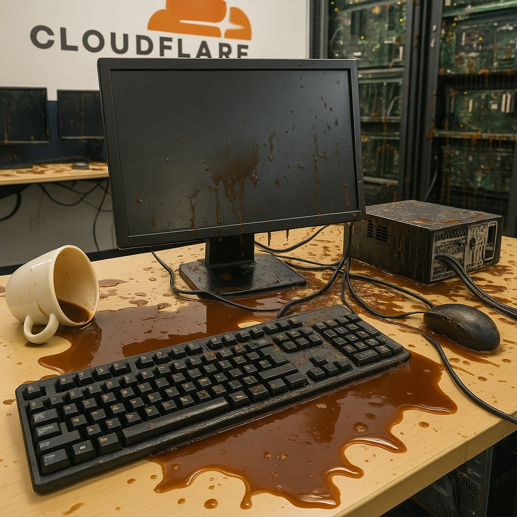 dogeofficialceo's tweet image. First day working at Cloudflare ffs