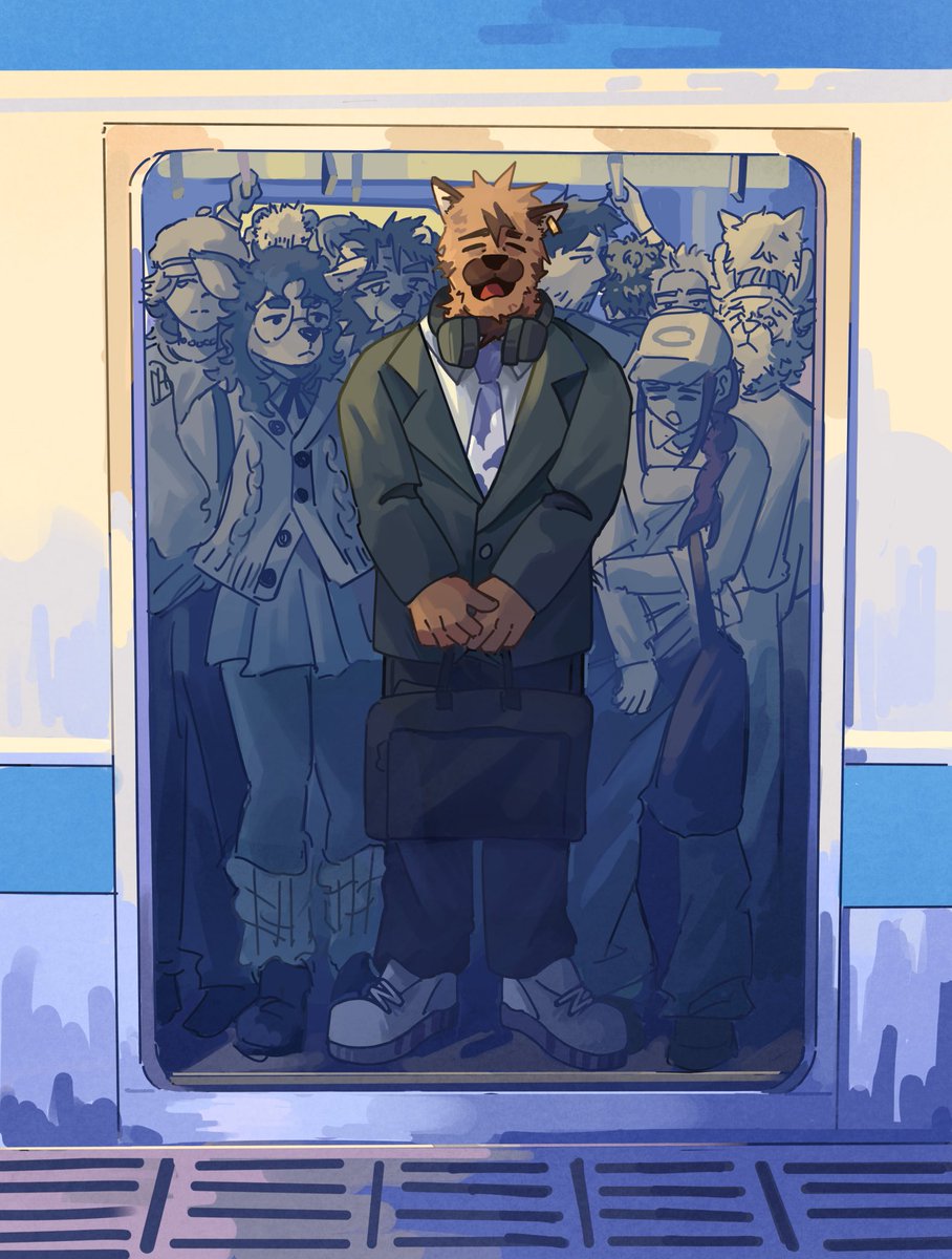 love-hate relationship with riding the train