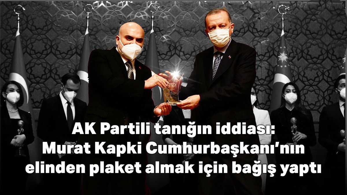 İBB iddianamesinin AK Partili tanıklarından Oktay Tan, itirafçı Murat Kapki’nin Erdoğan’ın elinden plaket alabilmek için organizasyona ciddi miktarda bağış yaptığını söyledi

istanbuliddianamesi.net/tr/haber/ak-pa…