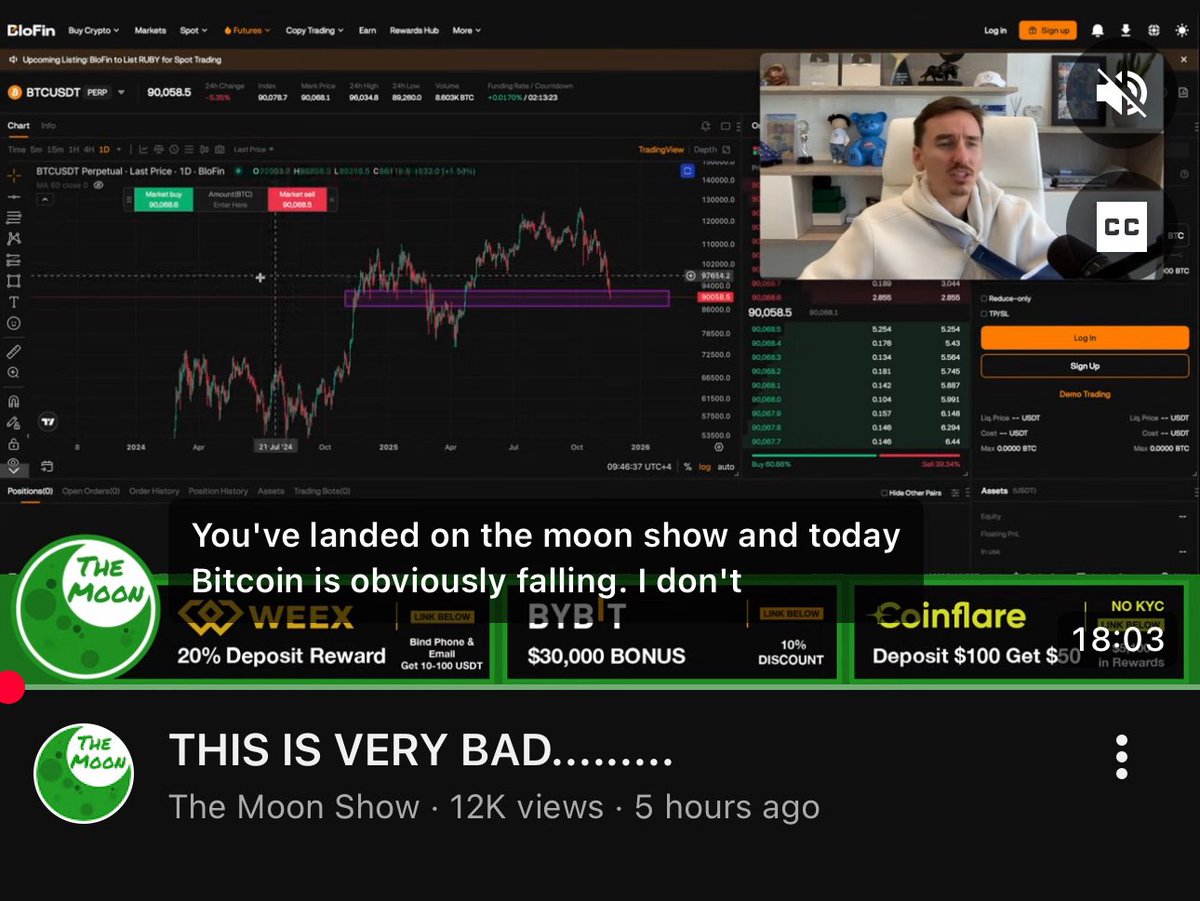 So now it’s not ”altseson next week” 
It’s ”bad” should be a sign for reversal ??
Think altseason is just around the corner 
For this simple reason
”Just as i predicted”
😂