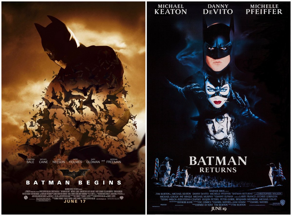 GRCinemaTicket's tweet image. Batman Begins (2005) or Batman Returns (1992) ??