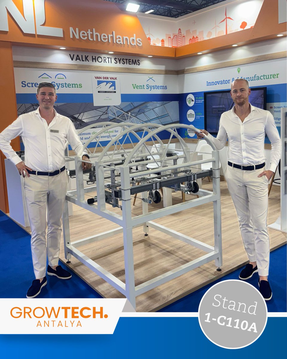 The Growtech starts today! Come visit us at our stand 1-C110A

📍 Location: Antalya, Türkiye
📅 Dates: November 18–21, 2025
🔎 Stand: 1-C110A