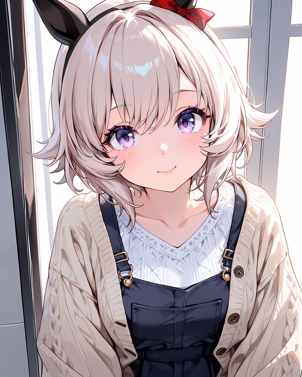 お借りしました SFWイラスト #カレンチャン #AIart #ウマ娘