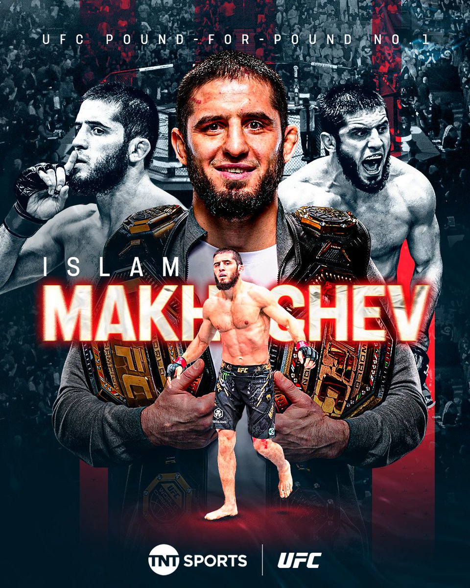 ufcontnt's tweet image. Islam Makhachev is officially your 🆕 No.1 pound-for-pound fighter in the UFC 🏆📊 

#UFC322 #UFC #MMA