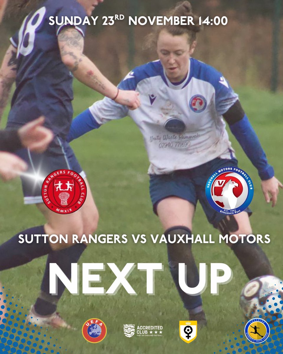 Vauxhall Motors FC Ladies Teams tweet media