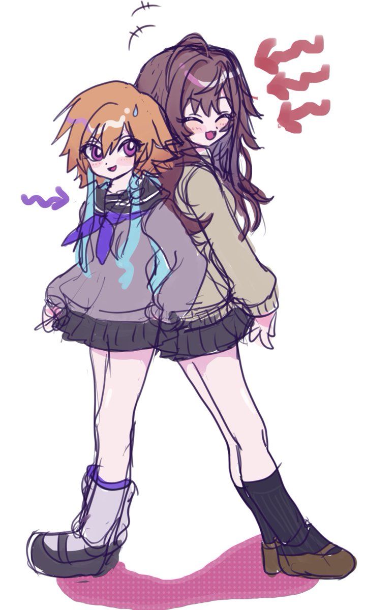 ymzakana_'s tweet photo. しきにゃんが少女で飛鳥ちゃんがやれやれユニット相棒ヅラしてるskasが好きなのがばれる！！！！！！！！
！！！！！！！！！！！！！！！！！ https://t.co/WWtj2sgilV
