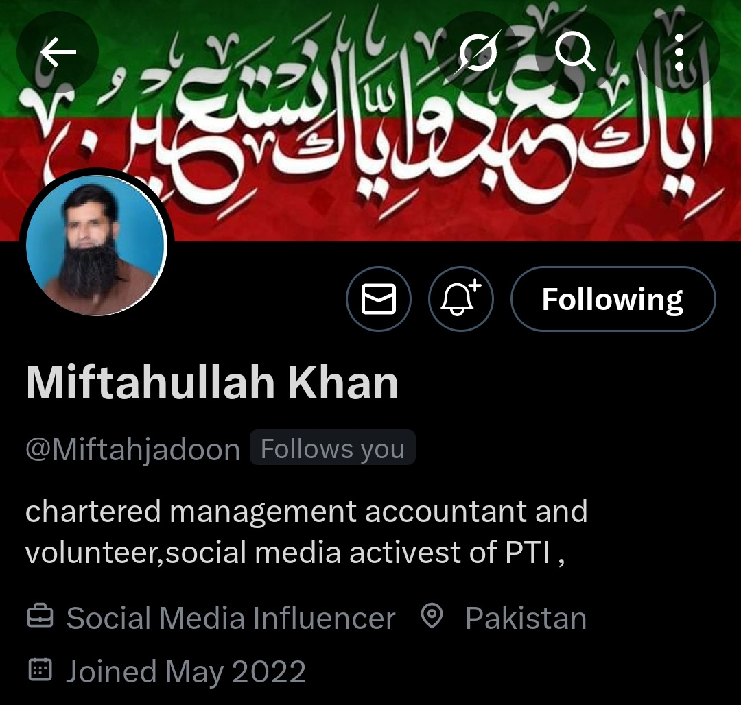 💥 اسپیشل پروموشن 1

💥 💯 فیصد فالو بیک کے لیے اس اکاؤنٹ کو فالوکریں.

💥 اس پوسٹ کو لائیک اور ری پوسٹ کریں.

💥 💯 فیصد فالو بیک والے اپنا ایکس ہینڈل شیئر کریں. 

<a href="/Miftahjadoon/">Miftahullah Khan</a>